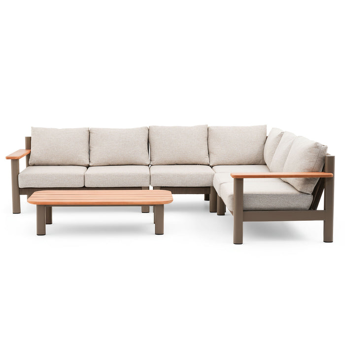 Sicily Rope Weave Large Corner Sofa Set