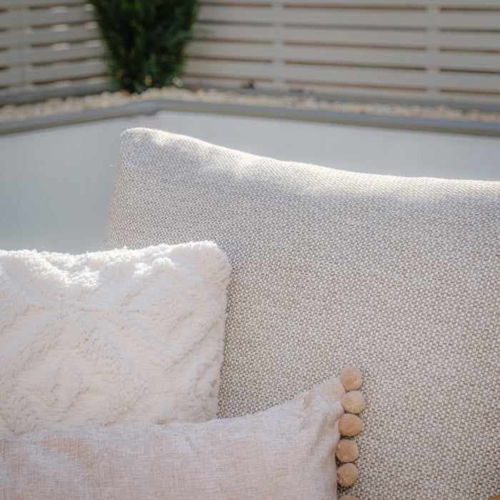 Sicily Rope Weave Small Corner Sofa Set