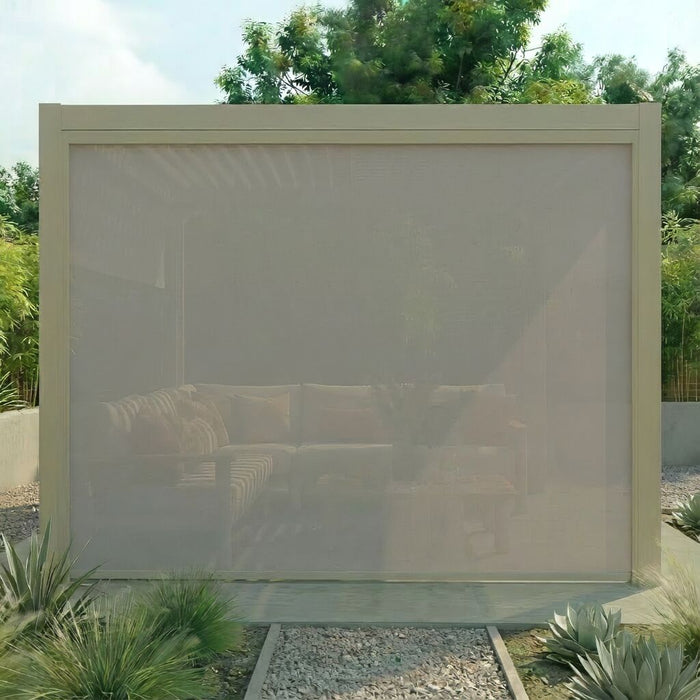 Jupiter Pergola Zip Drop Side Blind to fit within 3m width