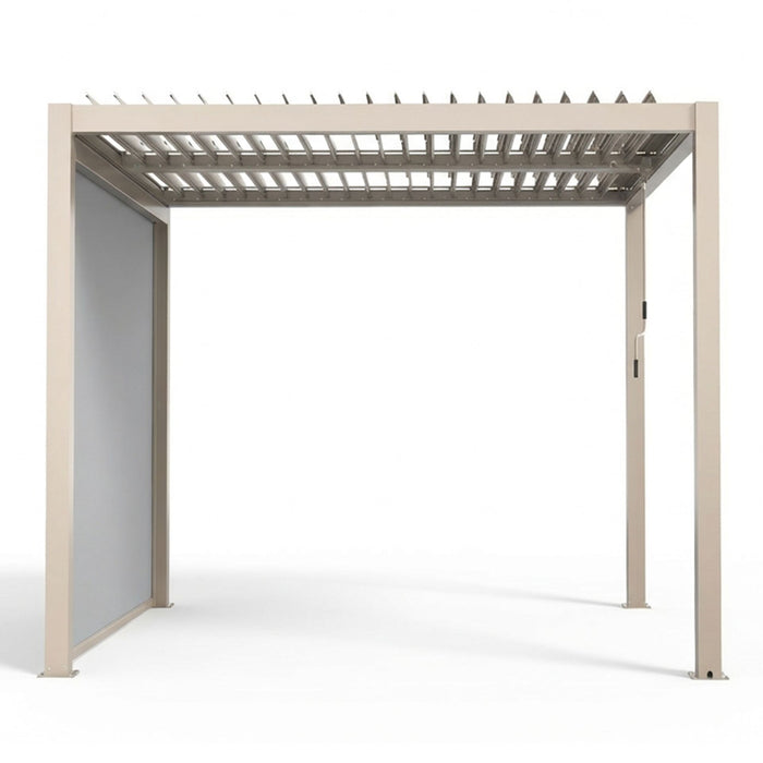 Jupiter Pergola Zip Drop Side Blind to fit within 3m width