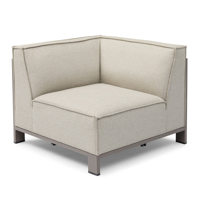 Outdoor Fabric Ibiza Large Corner Sofa Set With Square Coffee Table