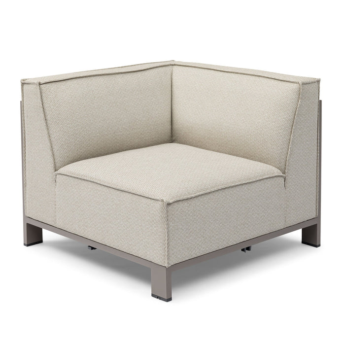 Outdoor Fabric Ibiza Small Corner Sofa Set With Square Coffee Table