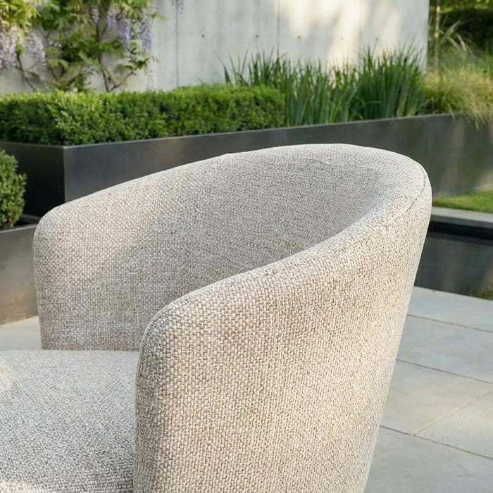 Outdoor Fabric Zen 4 Seat Round Bar Set