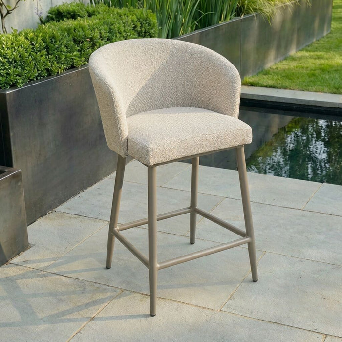 Outdoor Fabric Zen 4 Seat Round Bar Set