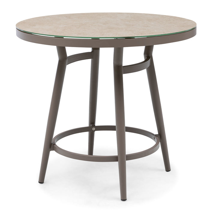Outdoor Fabric Zen 4 Seat Round Bar Set