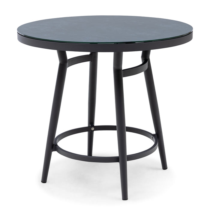 Outdoor Fabric Zen 4 Seat Round Bar Set