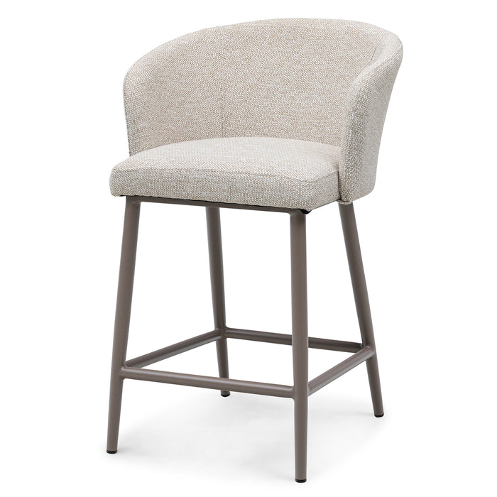 Maze- Outdoor Fabric Small Zen Bar Stool