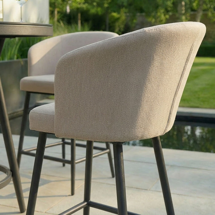 Outdoor Fabric Small Zen Bar Stool
