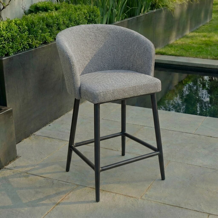 Outdoor Fabric Small Zen Bar Stool