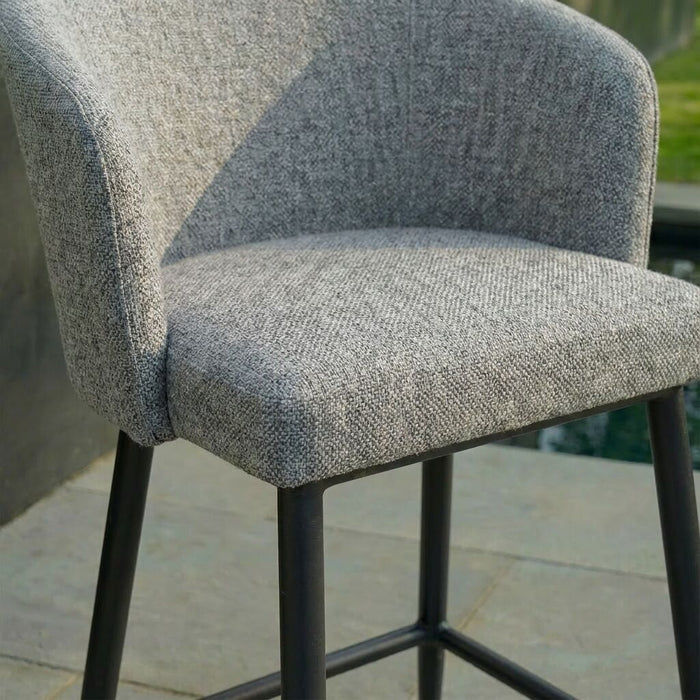 Outdoor Fabric Small Zen Bar Stool