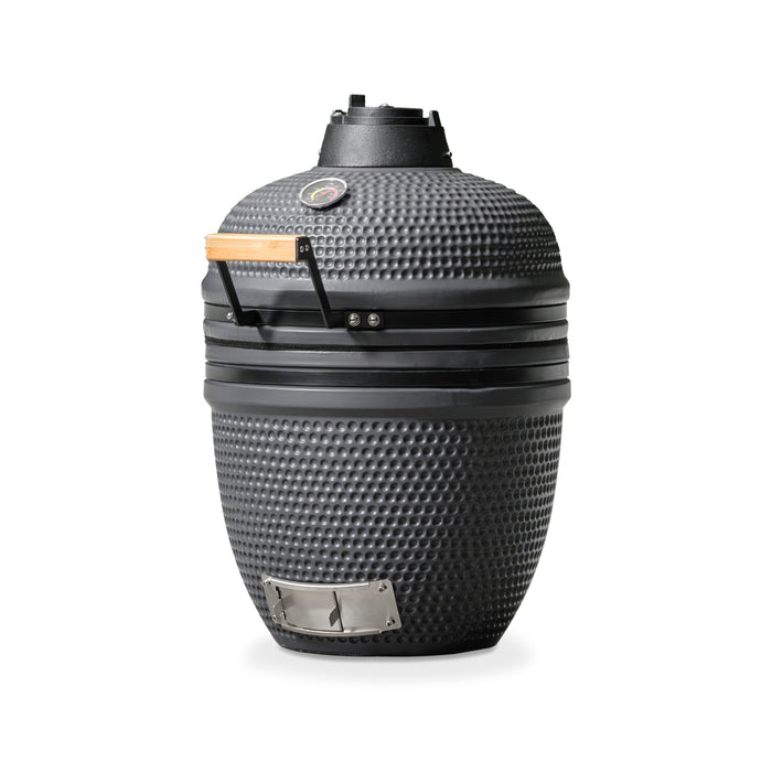 Ember 18 Inch Ceramic Egg Kamado BBQ - Matt Black