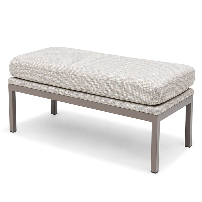 Outdoor Fabric Pulse Square Corner Dining Set with Rising Table