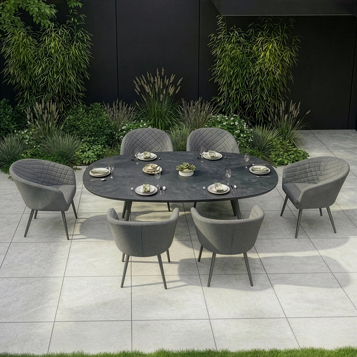 Outdoor Fabric Ambition 6 Seat Oval Dining Set