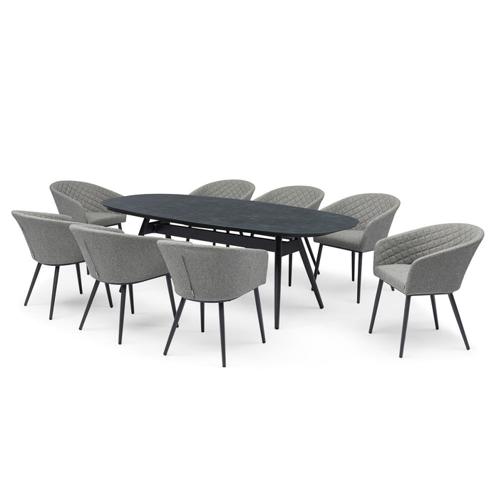 Outdoor Fabric Ambition 8 Seat Oval Dining Set