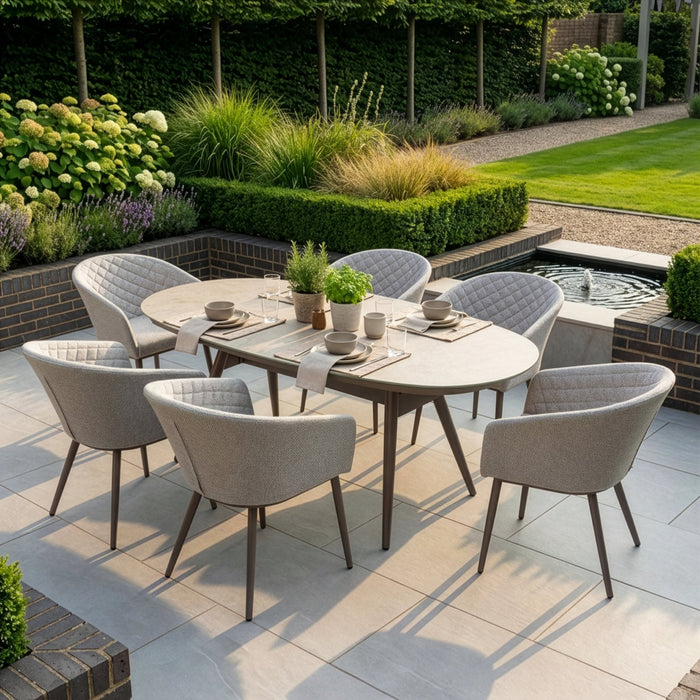 Outdoor Fabric Ambition 6 Seat Oval Dining Set