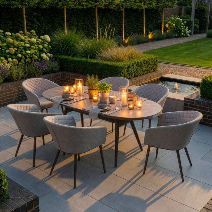 Outdoor Fabric Ambition 6 Seat Oval Dining Set