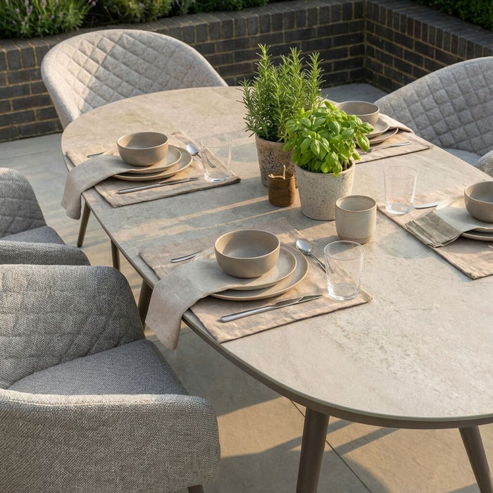 Outdoor Fabric Ambition 6 Seat Oval Dining Set