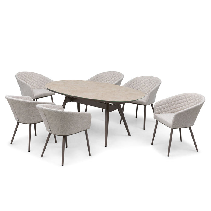Outdoor Fabric Ambition 6 Seat Oval Dining Set