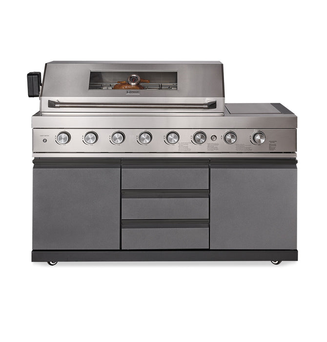Ember Small U Shape Outdoor Kitchen Complete Set - Grey
