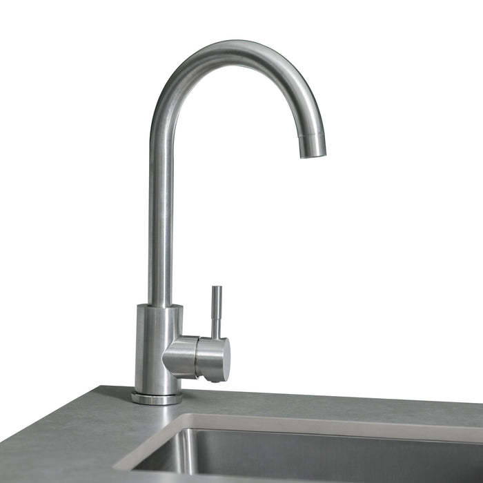 Ember Small U Shape Outdoor Kitchen Complete Set - Grey