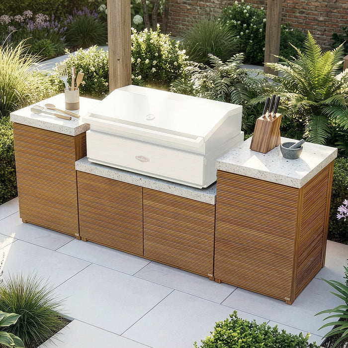 Antigua Outdoor Kitchen Storage Units - Small Configuration