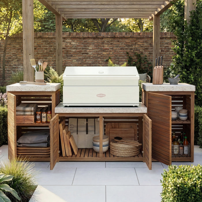 Antigua Outdoor Kitchen Storage Units - Small Configuration