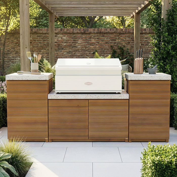 Antigua Outdoor Kitchen Storage Units - Small Configuration