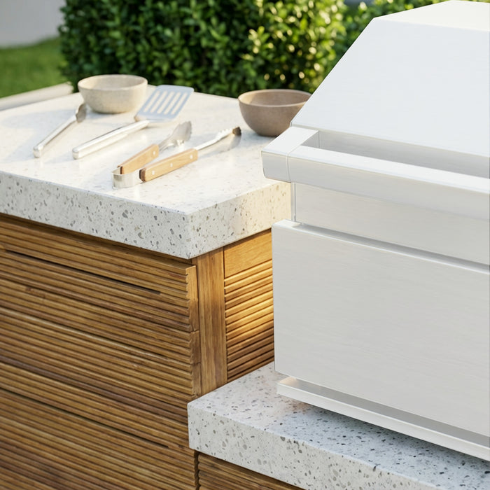 Antigua Outdoor Kitchen Storage Units - Small Configuration