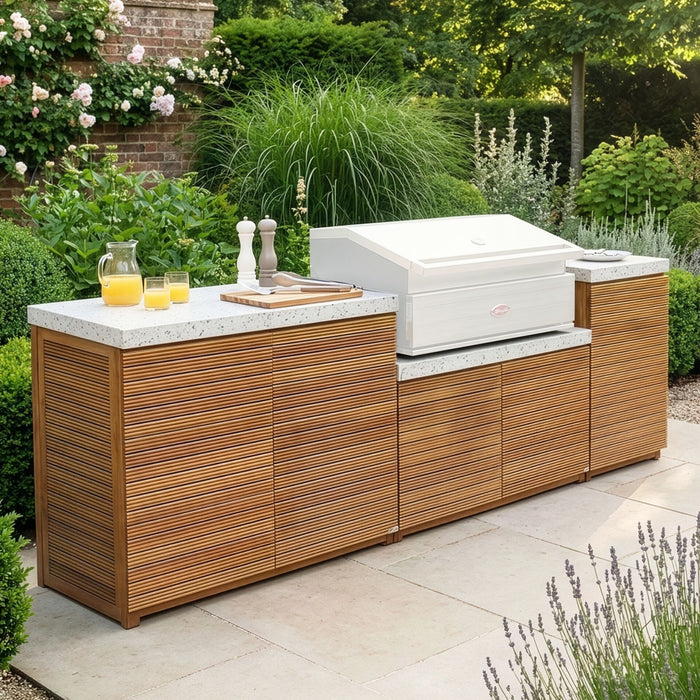 Antigua Outdoor Kitchen Storage Units - Medium Configuration