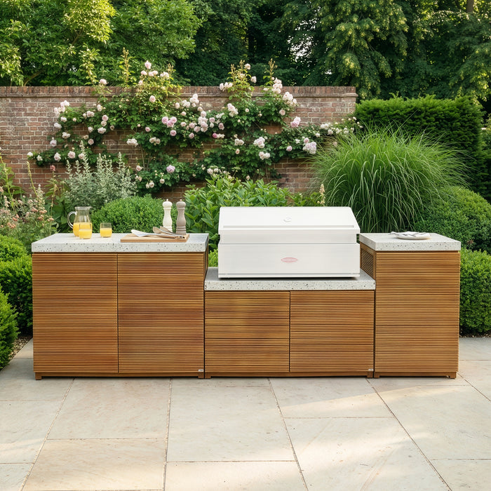 Antigua Outdoor Kitchen Storage Units - Medium Configuration