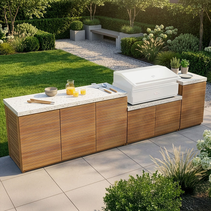 Antigua Outdoor Kitchen Storage Units - Large Configuration