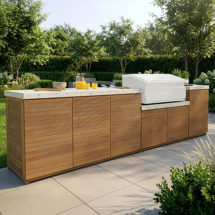 Antigua Outdoor Kitchen Storage Units - Large Configuration
