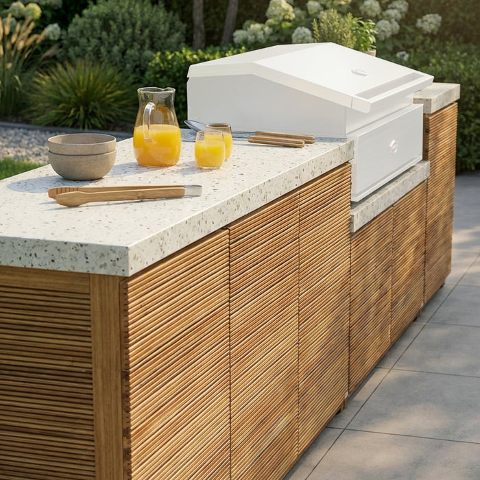 Antigua Outdoor Kitchen Storage Units - Large Configuration