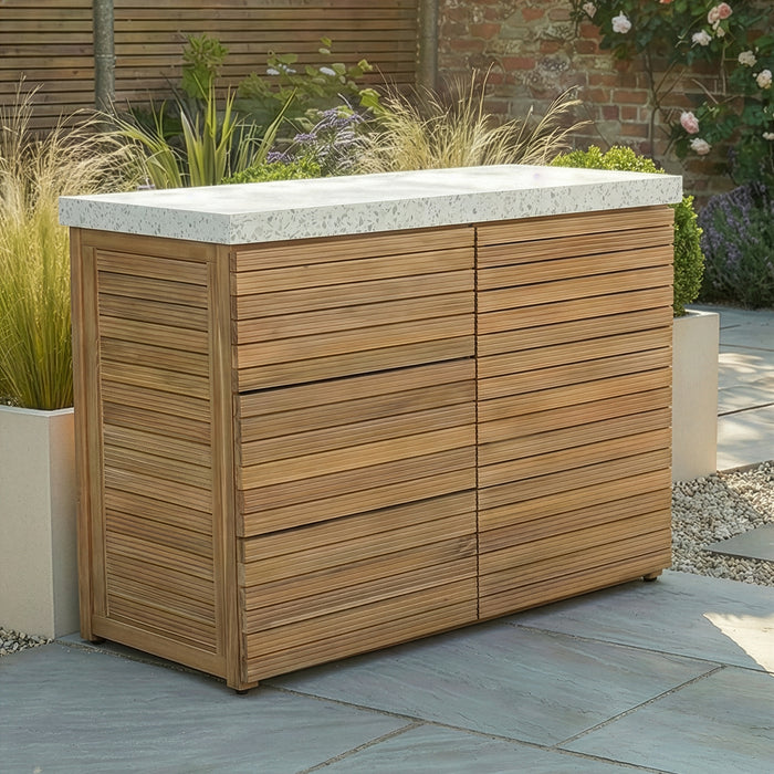 Antigua Outdoor Kitchen Double Storage Unit