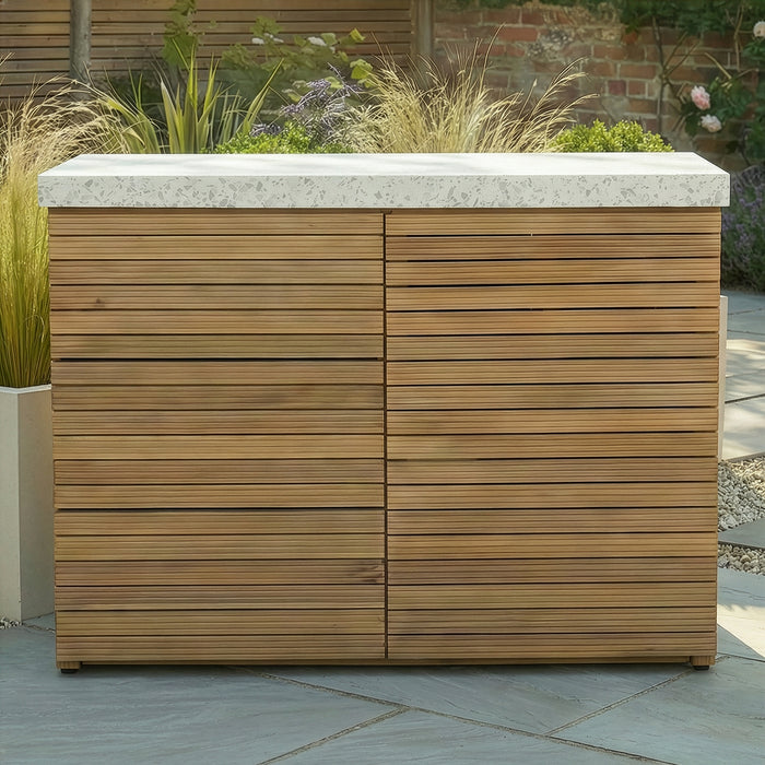 Antigua Outdoor Kitchen Double Storage Unit