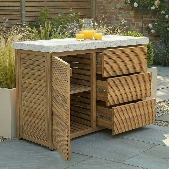 Antigua Outdoor Kitchen Double Storage Unit