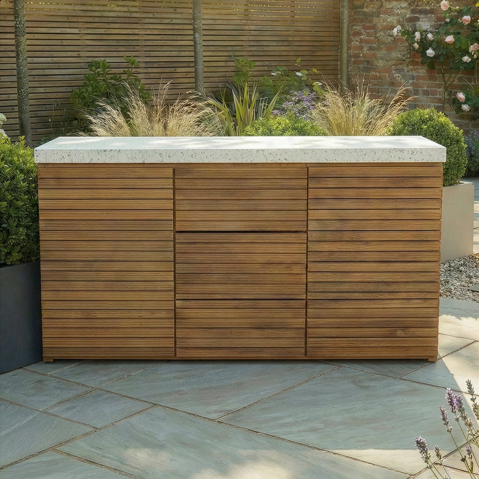 Antigua Outdoor Kitchen Triple Storage Unit
