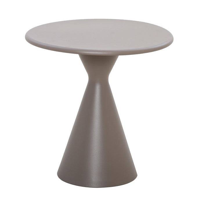 Aluminium Round Pedestal Side Table