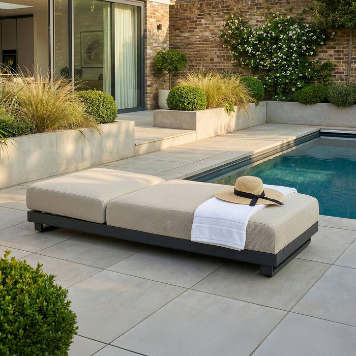 Outdoor Fabric Ibiza Sunlounger