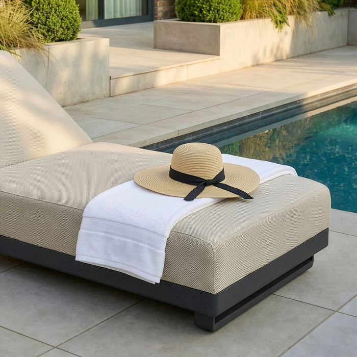 Outdoor Fabric Ibiza Sunlounger