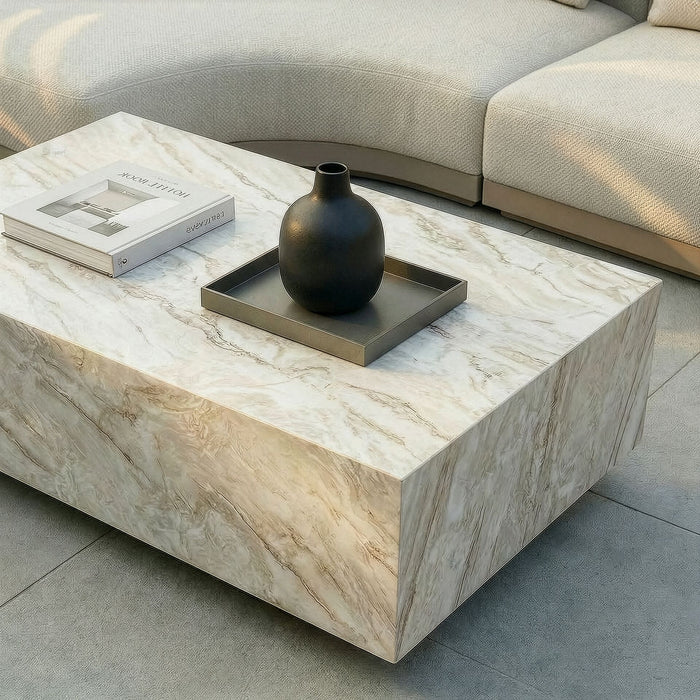Outdoor Fabric Lyon Left-Handed Large Corner Sofa Set - Pebble