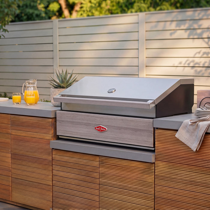 Bali Outdoor Kitchen Storage Units with Beefeater 1500 Series BBQ - Large Configuration