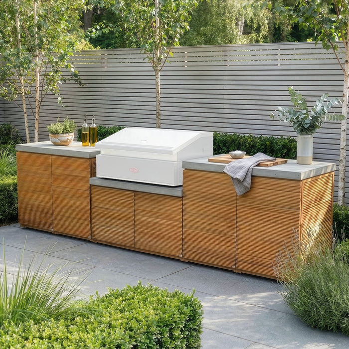 Bali Outdoor Kitchen Storage Unit - Double Configuration
