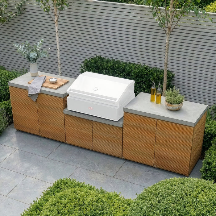 Bali Outdoor Kitchen Storage Unit - Double Configuration