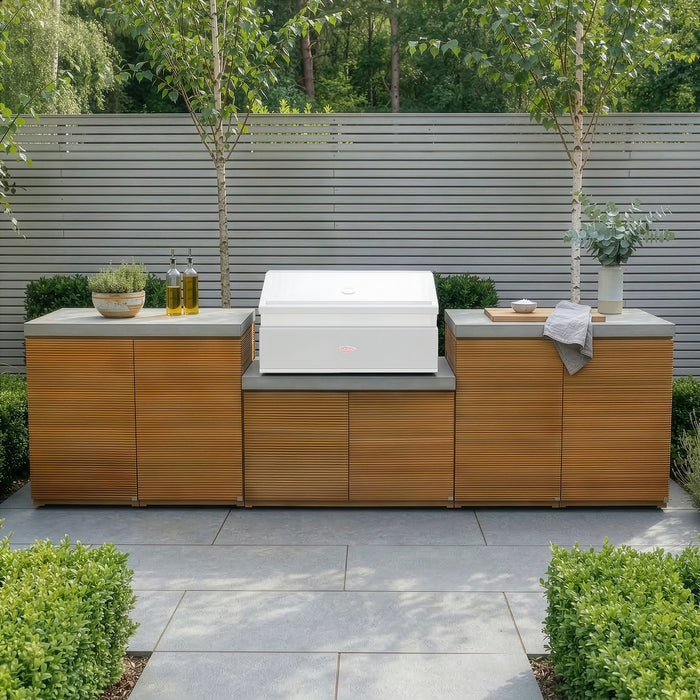 Bali Outdoor Kitchen Storage Unit - Double Configuration