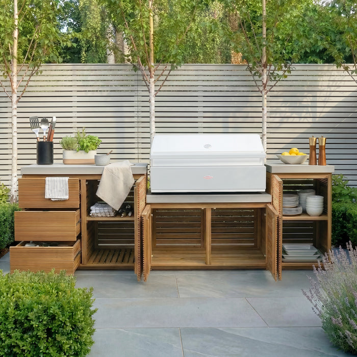 Bali Outdoor Kitchen Storage Units - Medium Configuration