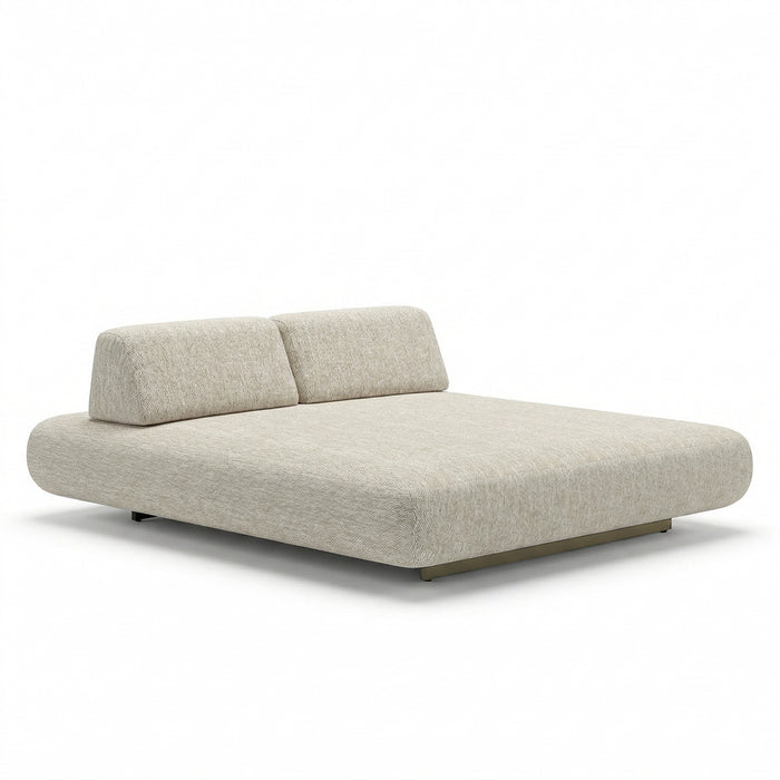 Outdoor Fabric Cannes Daybed - Pebble
