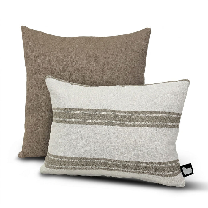 Extreme Lounging - Pair of Aquaclean Mist Outdoor Scatter Cushions - Sand