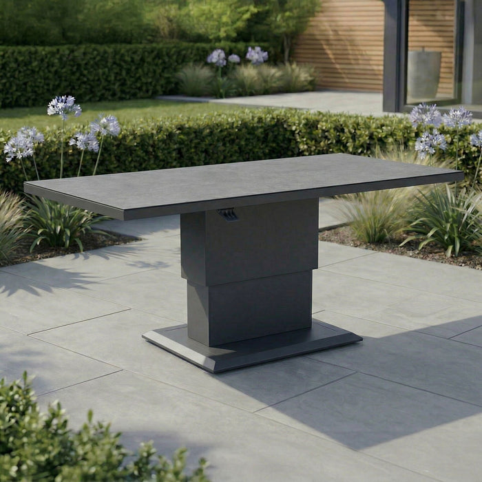 Aluminium Rectangular Outdoor Rising Table