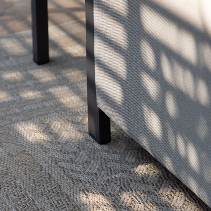Outdoor Fabric Pulse 3 Seat Sofa Set with Rising Table